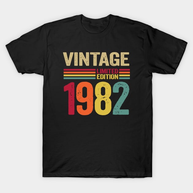 40 Year Old Gifts Vintage 1982 - 40th Birthday gift T-Shirt by Bahaa81